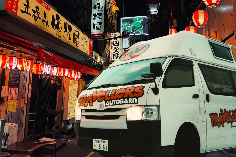 2 Weeks of Spring and Fall Tabearuki Campervan Road Trip in Japan